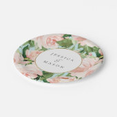 Trouwfeest Papierplaat Shabby Chic Papieren Bordje (Gekanteld)