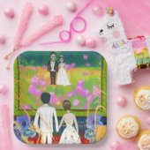 trouwfeest plaats papieren bordje (Feest)