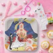 trouwfeest plaats papieren bordje (Feest)