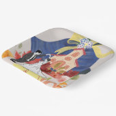 trouwfeest plaats papieren bordje (Gebogen)