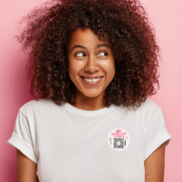 Trouwfeest QR-code Venmo Koop de bruid een drankje Ronde Sticker