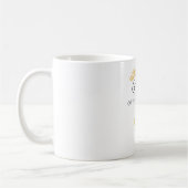 Trouwfeest Rol & Datum Elegant Ontwerp Koffiemok (Links)