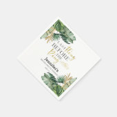 Trouwfeest servetten voor meidenavond | Tropische  (Hoek)