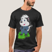 Trouwfeest Skunk verzorgen T-shirt (Voorkant)