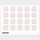 Trouwfeest Sticker 'Liefde Is In Bloei' (Vel)