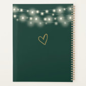 Trouwfeest String Lights Signature Script Groen Go Planner (Achterkant)