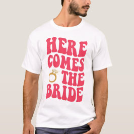 Trouwfeest T-shirts, Hier T-shirt