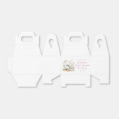 Trouwfeest Theepartij met Bloemen Bedankdoosjes (Uitgevouwen)