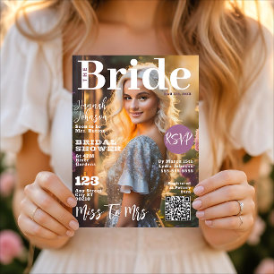 Trouwfeest Tijdschrift Cover Kaart