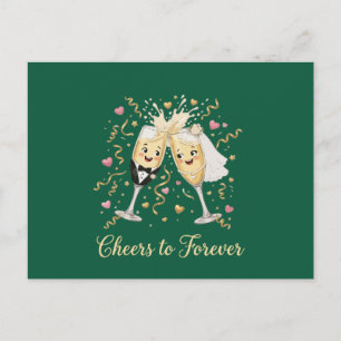 Trouwfeest Toast Briefkaart