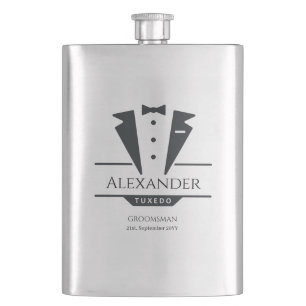 Trouwfeest Tuxedo Gifts Groomsman Flacon