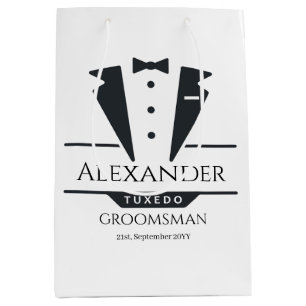 Trouwfeest Tuxedo Gifts Groomsman Medium Cadeauzakje