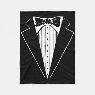 Trouwfeest Tuxedo Overeenkomstige Jonggezellenfees Fleece Deken