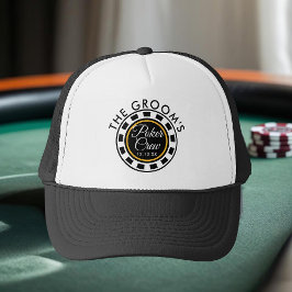 Trouwfeest Uitgebreide Bruidegom's Poker Crew Trucker Pet