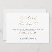 Trouwfeest uitnodiging (Voorkant)