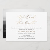 Trouwfeest uitnodiging (Voorkant / Achterkant)