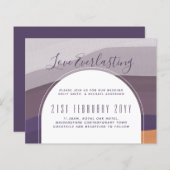 Trouwfeest Uitnodiging BUDGET (Voorkant / Achterkant)