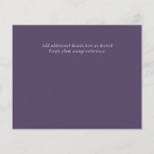 Trouwfeest Uitnodiging BUDGET (Achterkant)