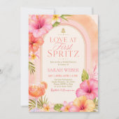 Trouwfeest Uitnodiging Love at First Spritz (Voorkant)