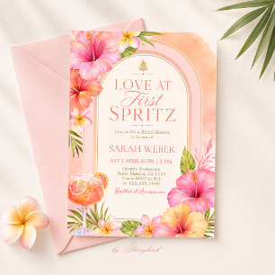 Trouwfeest Uitnodiging Love at First Spritz