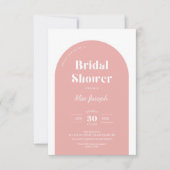 Trouwfeest uitnodiging met rozenboog (Voorkant)