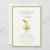 Trouwfeest Uitnodiging Perfecte Peer (Voorkant)