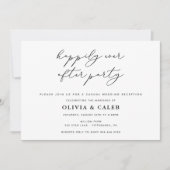 Trouwfeest uitnodiging voor een gelukkig leven sam (Voorkant)