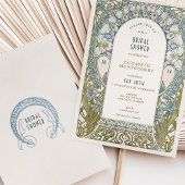 Trouwfeest uitnodigingen Art Nouveau Deco vintage