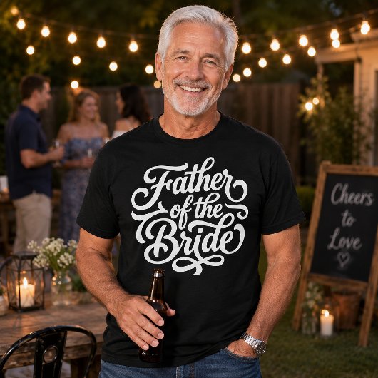 Trouwfeest Vader van de Bruid T-shirt