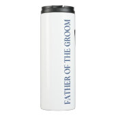 Trouwfeest Vader van de Bruidegom Thermosbeker (Achterkant)