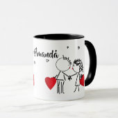 Trouwfeest, Valentijnsdag Mok (Voorkant rechts)
