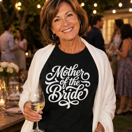 Trouwfeest van de moeder van de bruid t-shirt