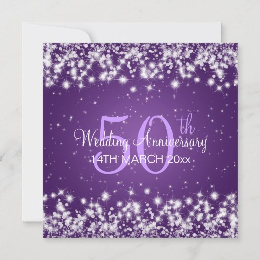 Trouwfeest Verjaardagsfeest Winter Schittering Paa Kaart (Voorkant)