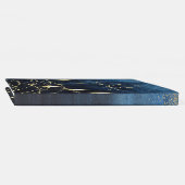 Trouwfeest verlichting met marineblauw goud glitte gastenboek (Rug)