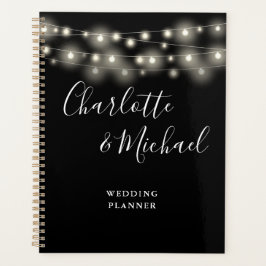 Trouwfeest Verlichting Signature Script Zwart Wit Planner