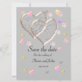 Trouwfeest vintage, gepersonaliseerd (Voorkant)