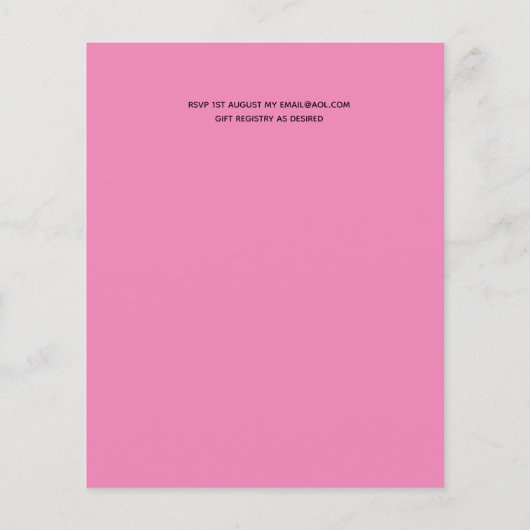 Trouwfeest voor natuurminnaars met bloemrijke groe (Achterkant)