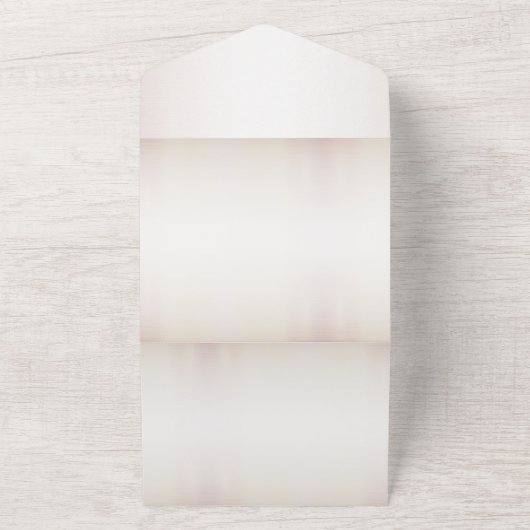 Trouwfeest Waterverf Boho Roze Bloemen Elegant All In One Uitnodiging (Buitenkant)