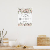 Trouwfeest Welkom Bord voor Bruidsmeisjes in Zomer Poster (Keuken)