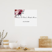 Trouwfeest welkomstbord trouwfeest poster (Keuken)