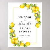 Trouwfeest-welkomstbord voor bruidsjurk poster (Voorkant)