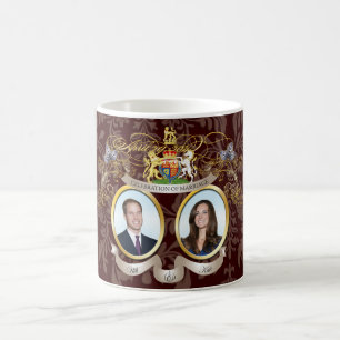 trouwfeest Will & Kate /DIY kleuren Koffiemok