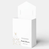 Trouwfeest witte gouden glitters jurk dank je bedankdoosjes (Geopend)