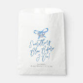 Trouwfeest Zakje Met 'Something Blue' Favor (Voorkant)