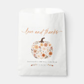 Trouwfeest Zakje met Wilde Bloemen (Voorkant)