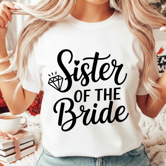 Trouwfeest Zus van de Bruid Squad Bachelorette Tri-Blend Shirt