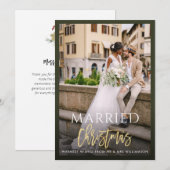 TROUWFEESTDAG bruiloft aankondiging (Voorkant / Achterkant)