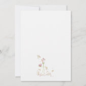 Trouwfeestjurk Dank je Bedankkaart (Achterkant)