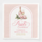 Trouwfeestnaam voor trendy waterverfservetten servet (Voorkant)