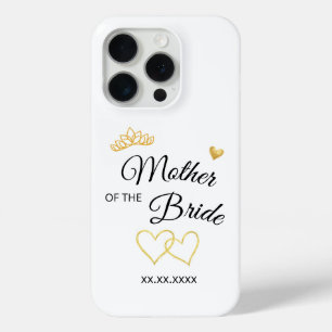 Trouwfeestrol & datum Elegant ontwerp iPhone 15 Pro Case